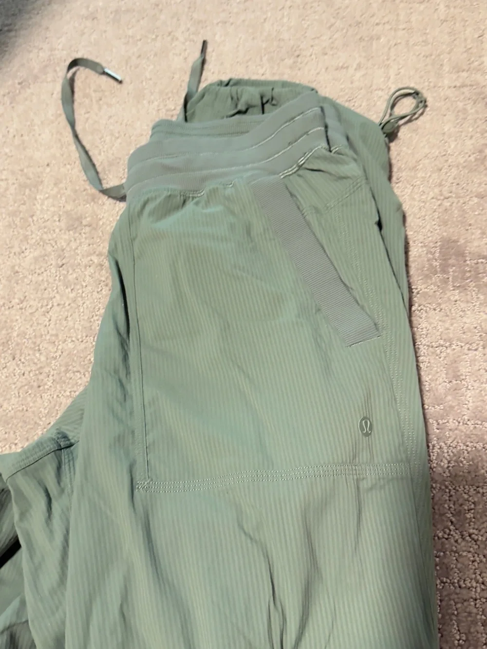 lululemon athletica Sage Green Utility Joggers